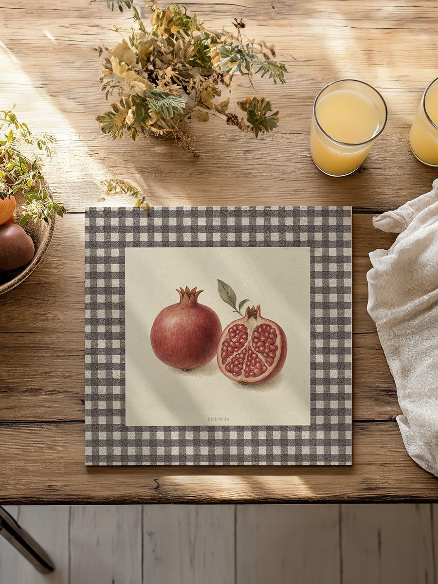 Mantel cuadrado Frutas y verduras IV