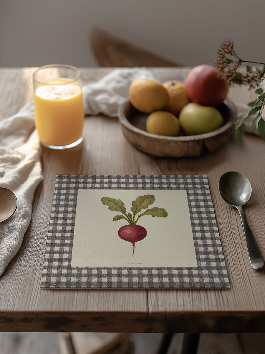 Mantel cuadrado Frutas y verduras VIII