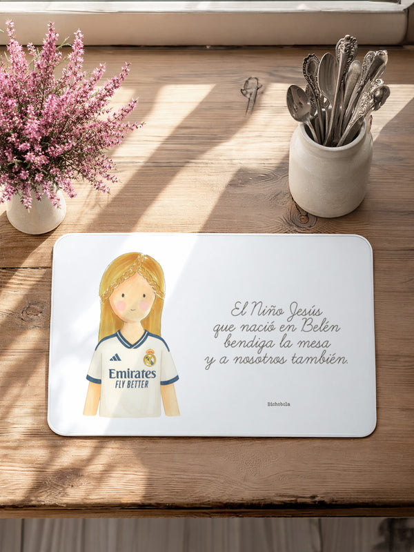Mantel Fútbol Real Madrid Niña