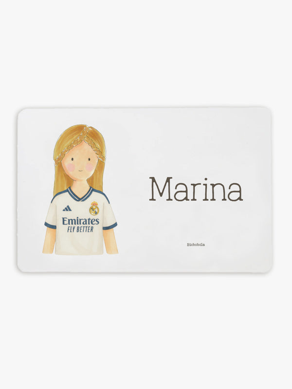 Mantel Fútbol Real Madrid Niña