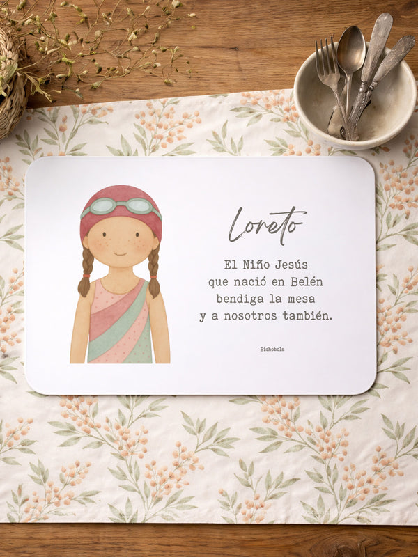 Mantel Natación Niña