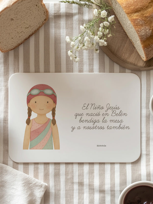 Mantel Natación Niña