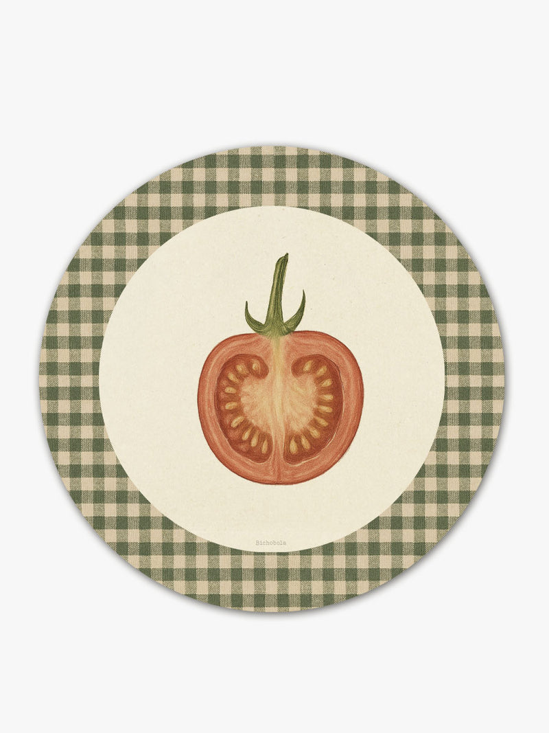 Mantel Redondo Tomate