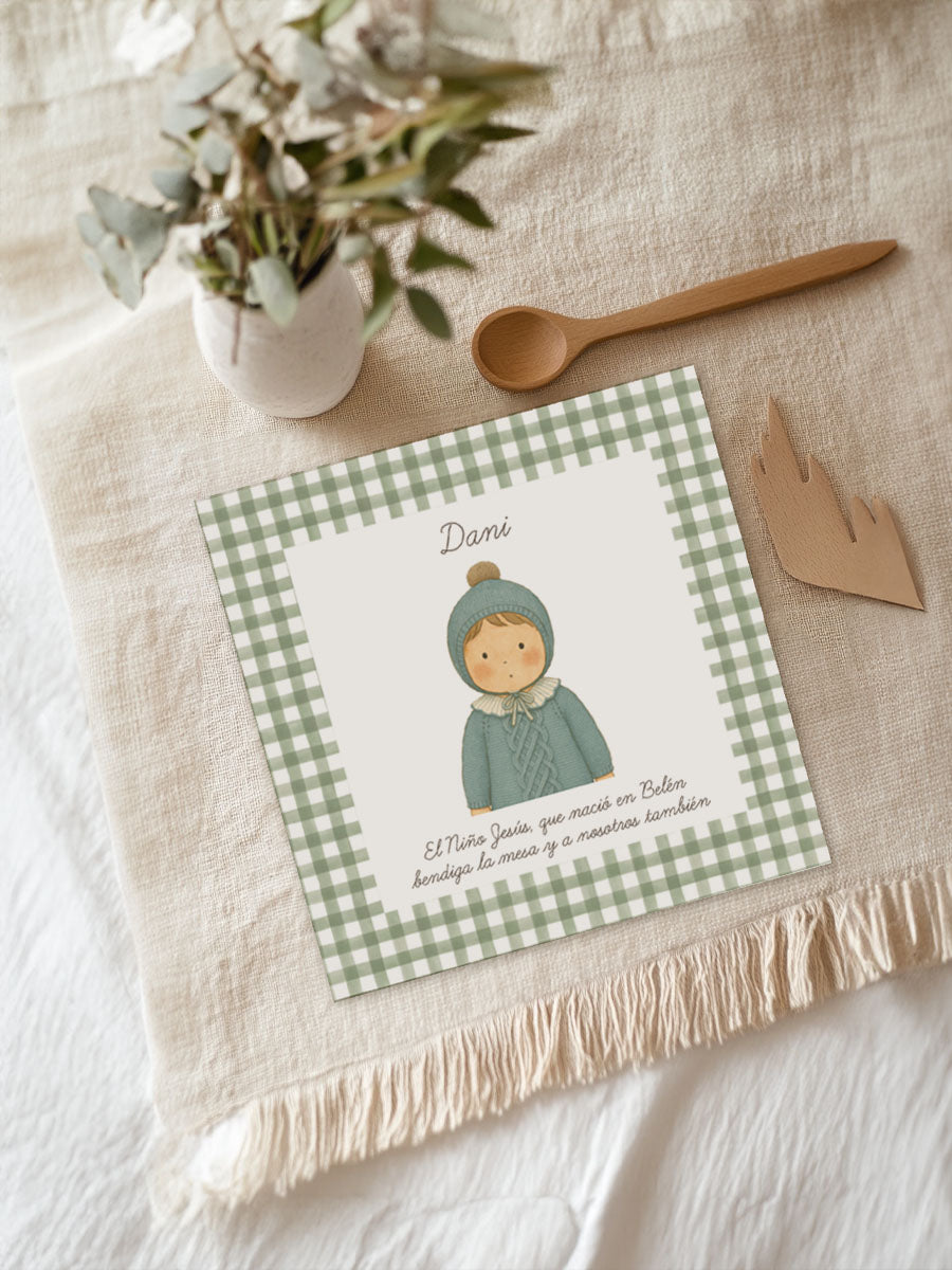 Mantel Bendición Vichy Pablo