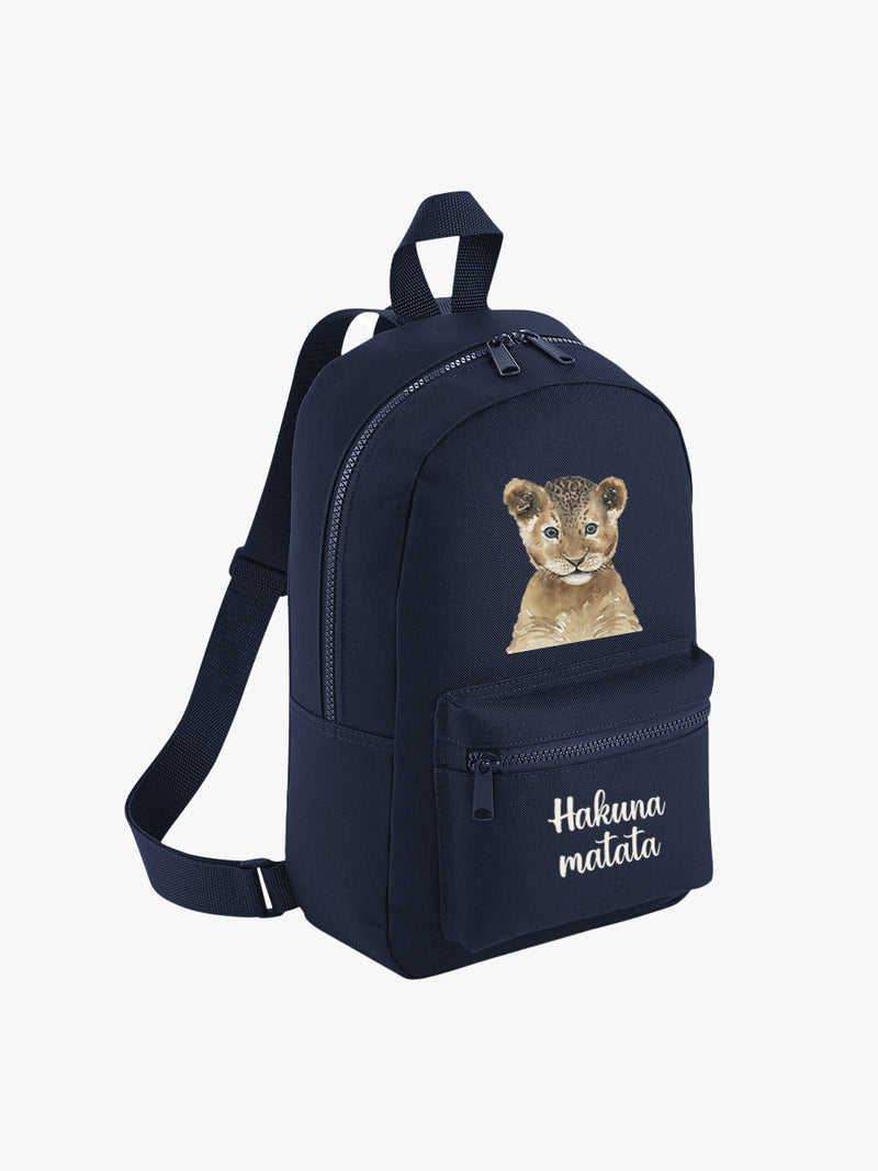 Mochila lona mini León