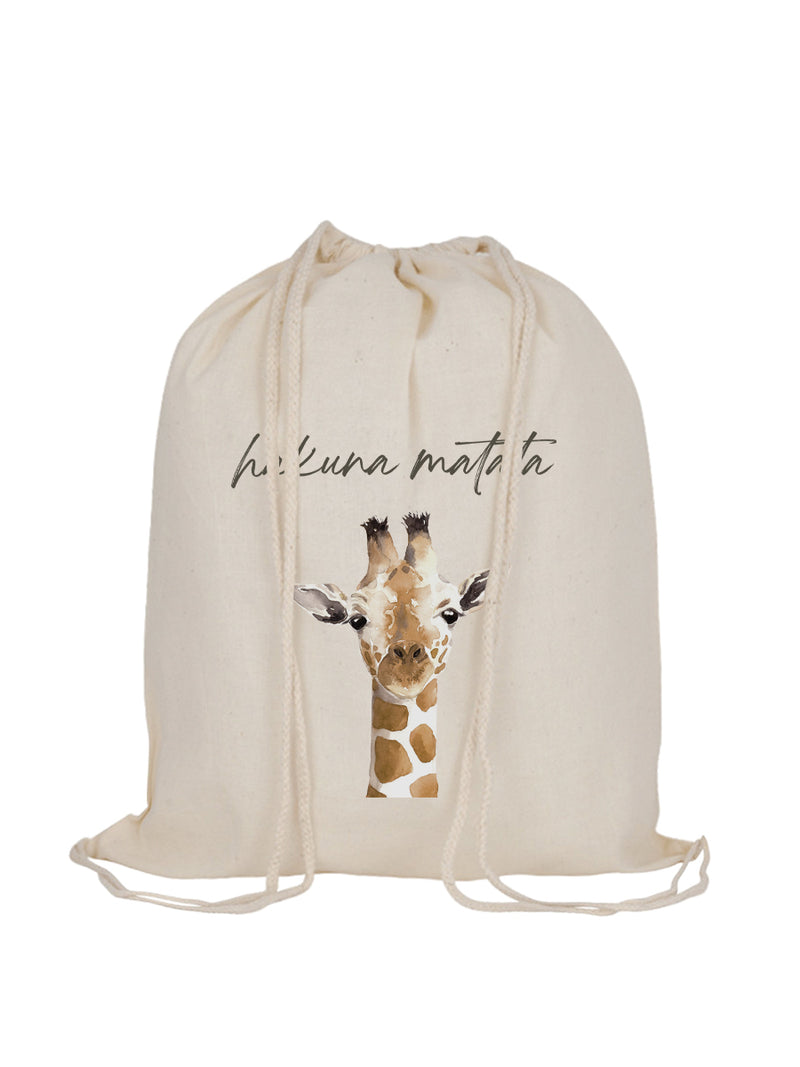 Mochila Cordones Jirafa