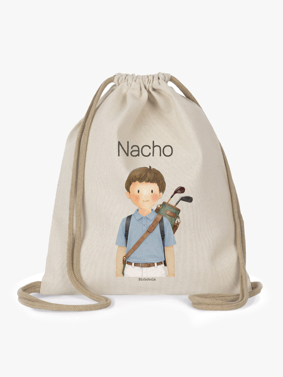 Mochila cordones Golf Niño