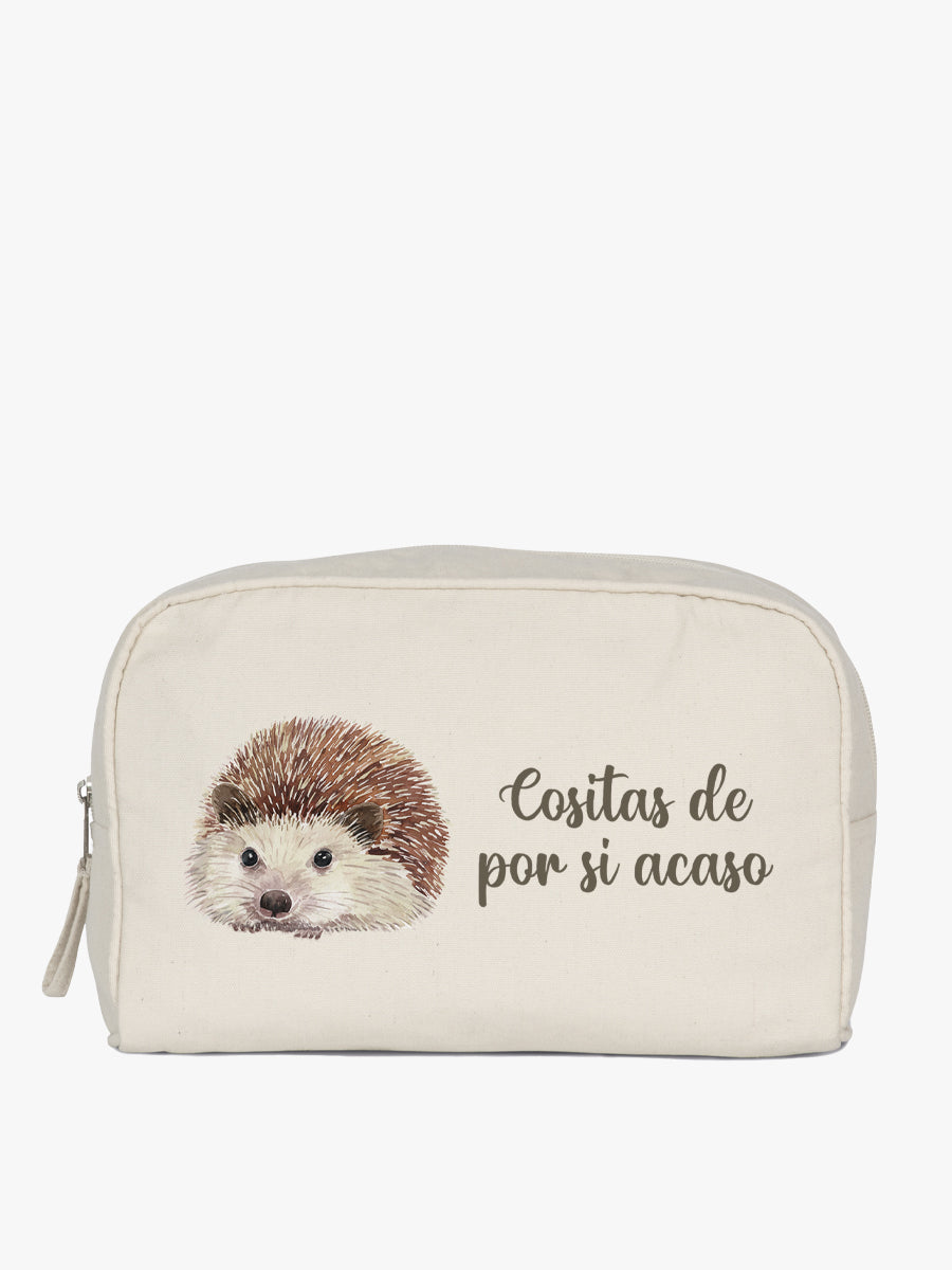 neceser cuadrado grande diseño erizo 