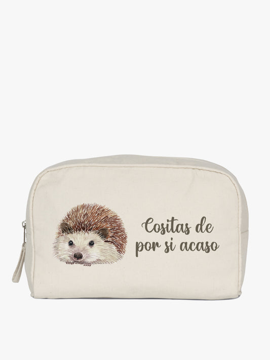 neceser cuadrado grande diseño erizo 
