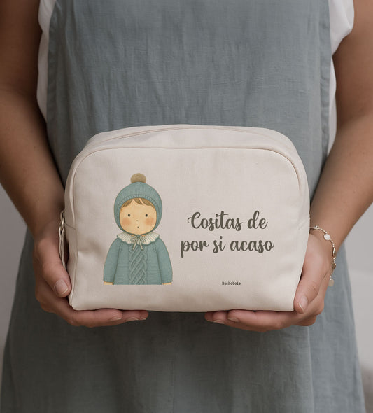 neceser cuadrado grande con diseño pablo