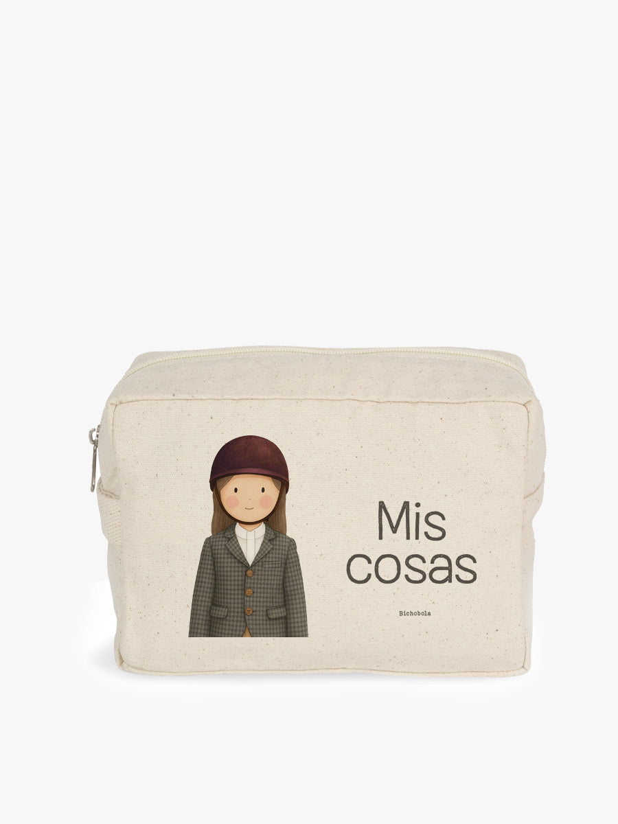 Neceser Cuadrado Hípica Niña