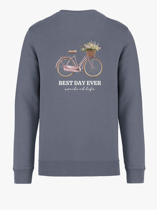 Sudadera Adulto Bici Rosa