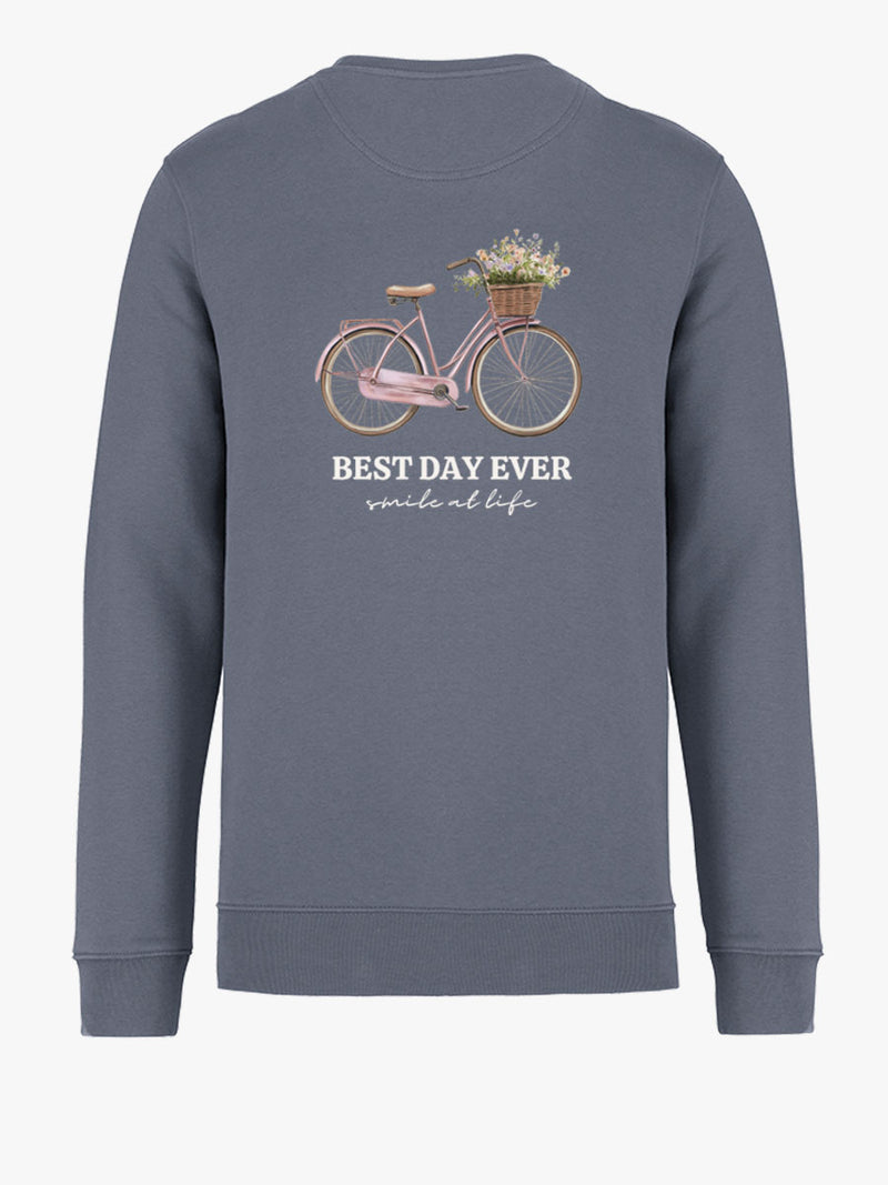 Sudadera Adulto Bici Rosa