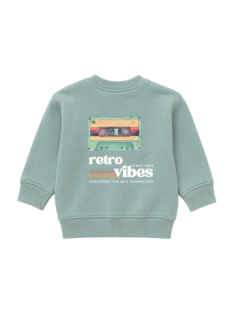 Sudadera Bebé Cassette Aloe