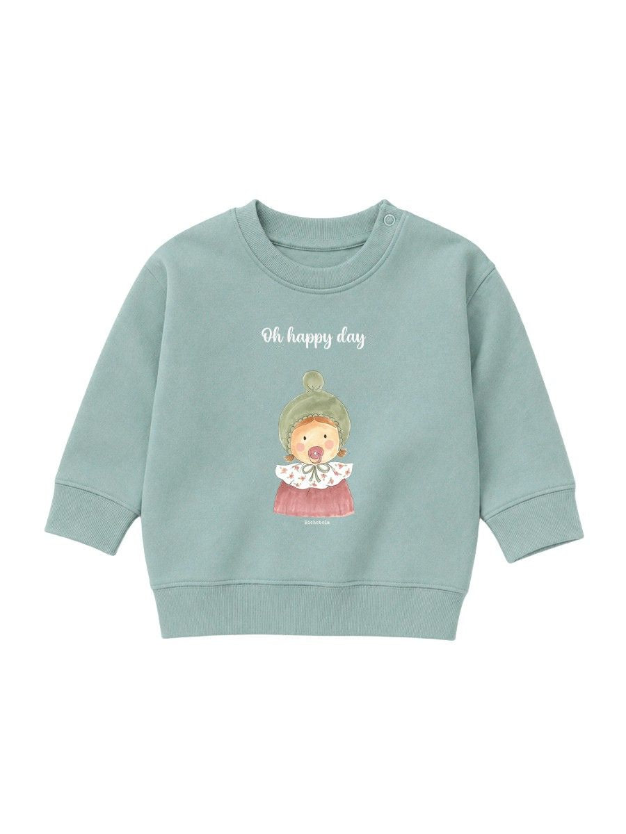 Sudadera Bebé Inés Aloe