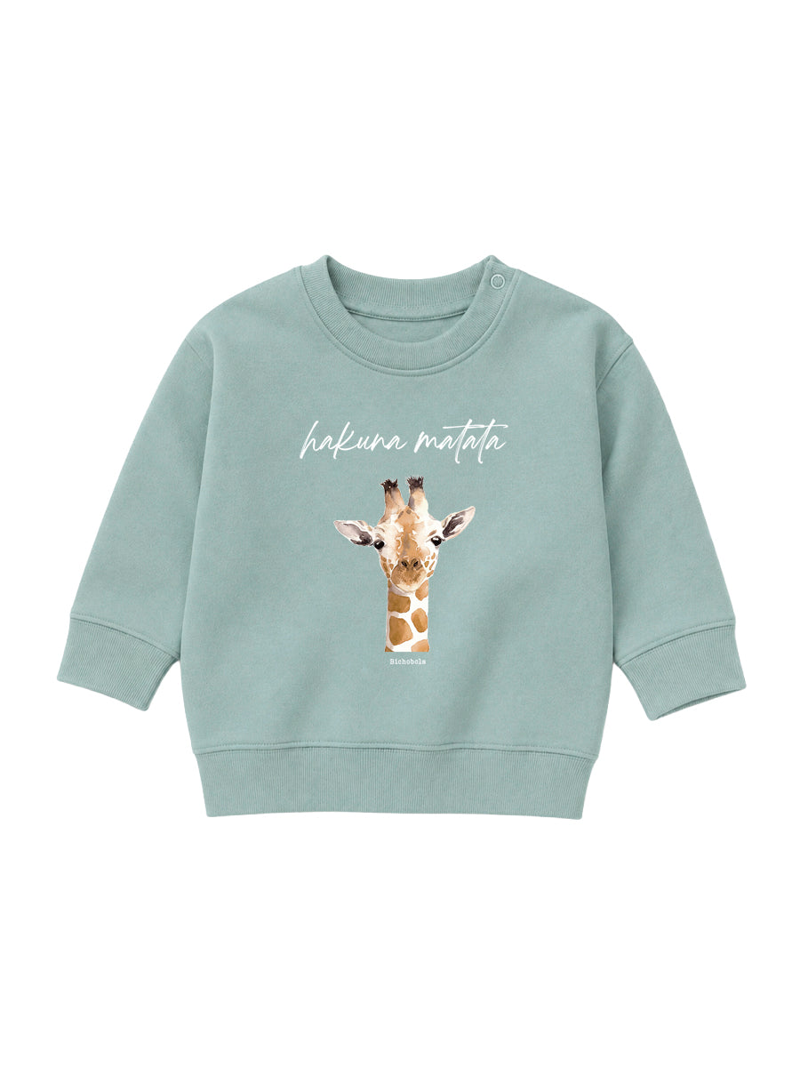 Sudadera Bebé Jirafa Aloe