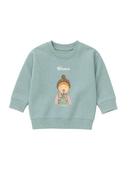 Sudadera Bebé Martina Aloe