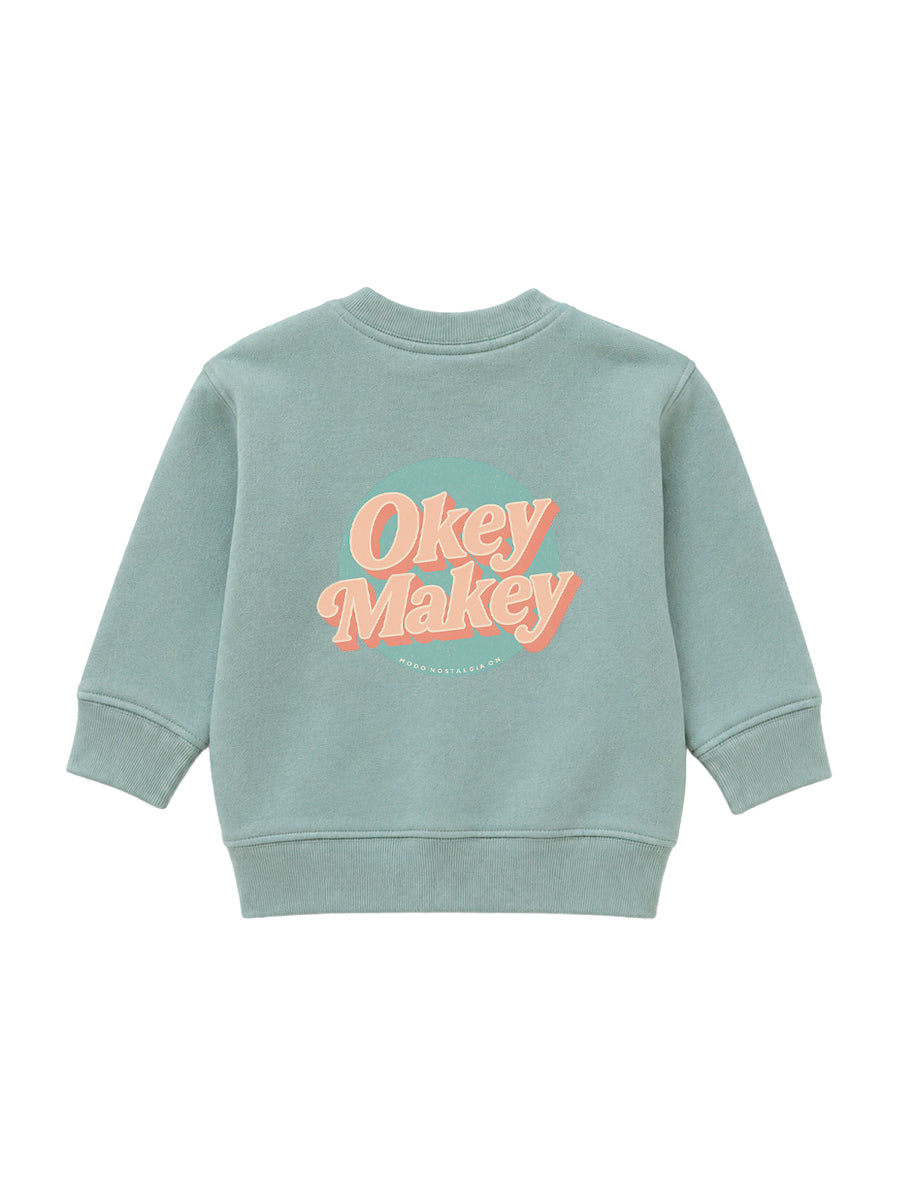 Sudadera Bebé Okey Makey Aloe