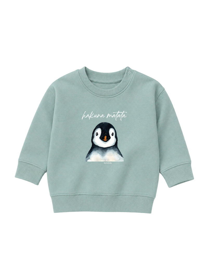 Sudadera Bebé Pingüino Aloe