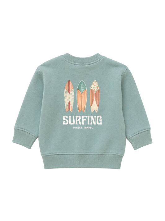 Sudadera Bebé Surfing Aloe
