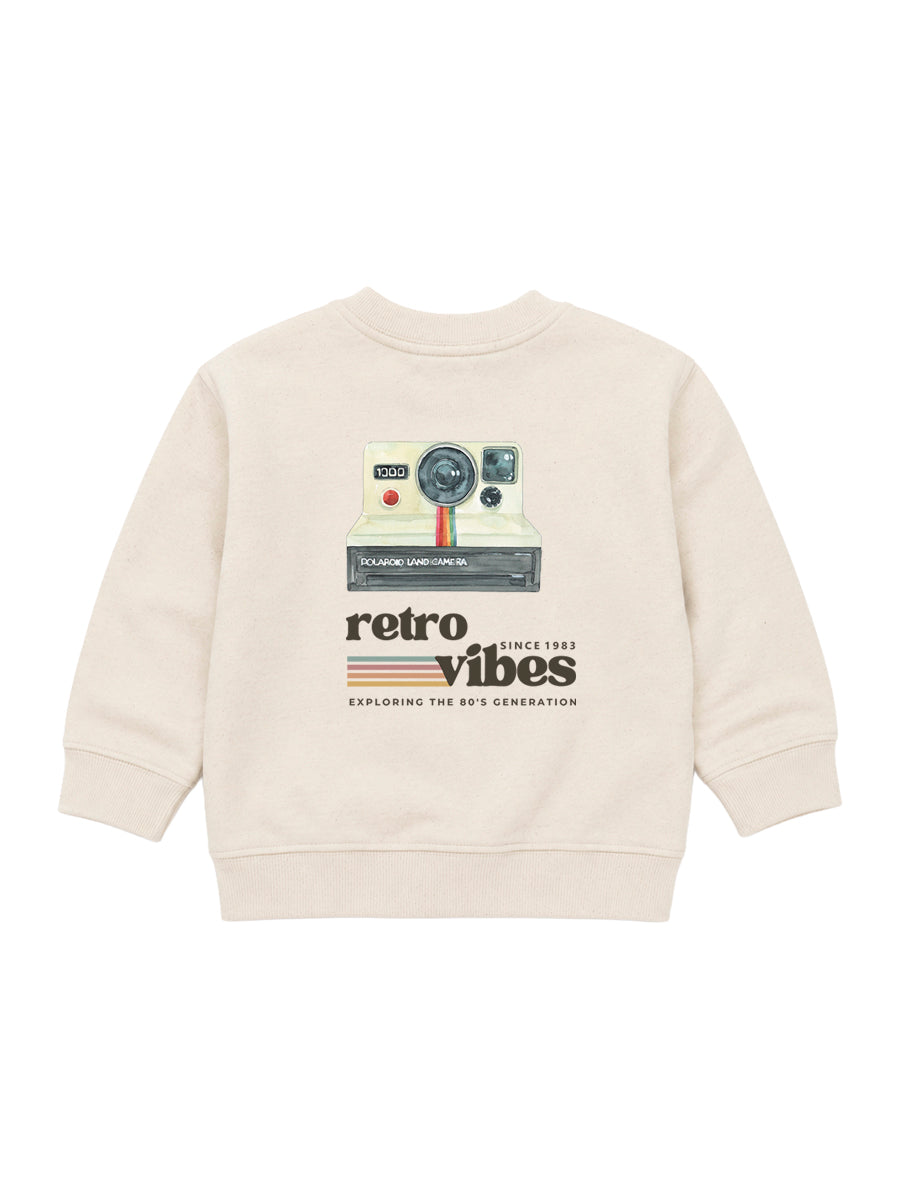Sudadera Bebé Cámara Natural