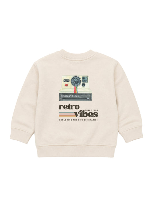 Sudadera Bebé Cámara Natural