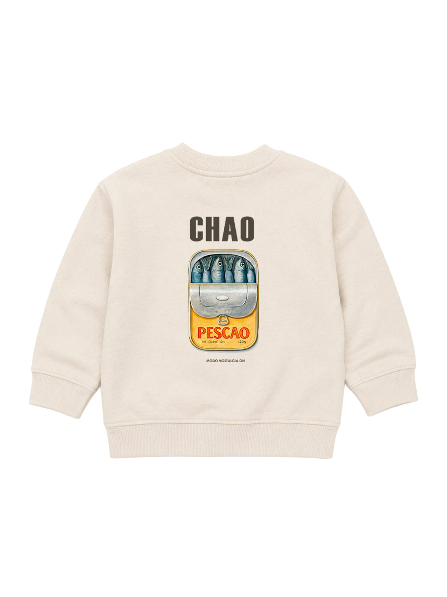 Sudadera Bebé Chao Pescao Natural