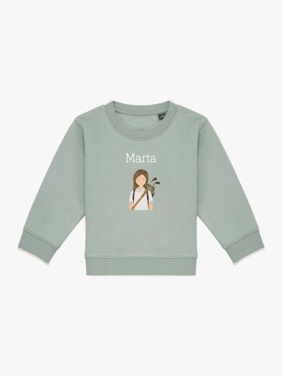 Sudadera Bebé Golf Niña Aloe