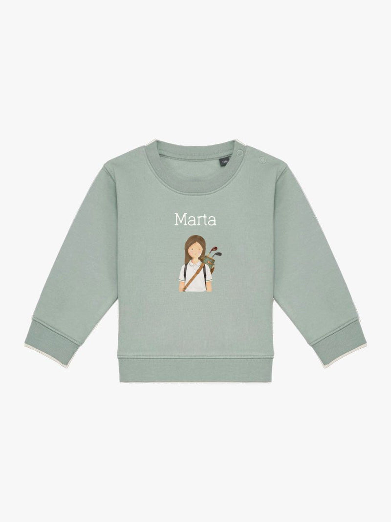 Sudadera Bebé Golf Niña Aloe