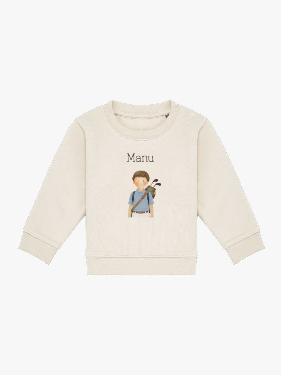 Sudadera Bebé Golf Niño Natural