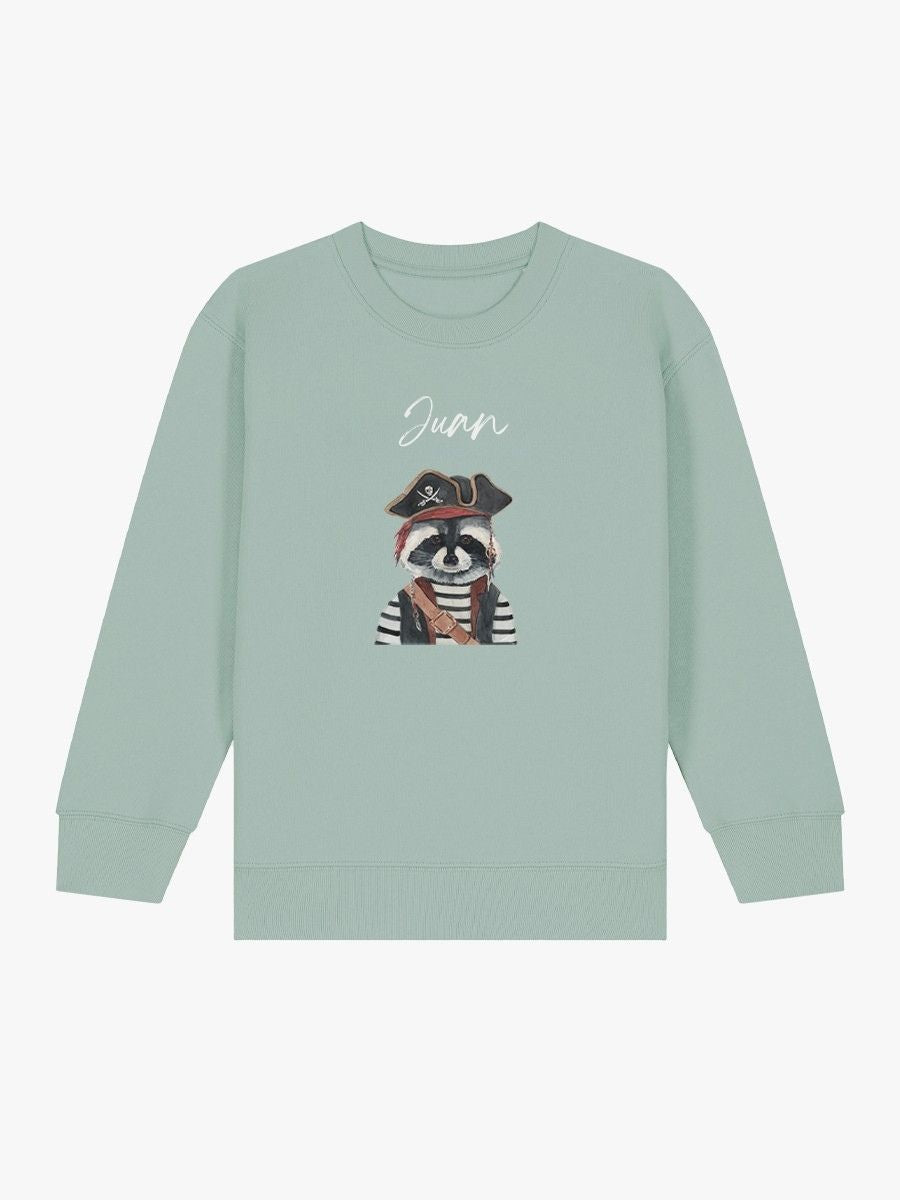 Sudadera Niño Mapache Pirata
