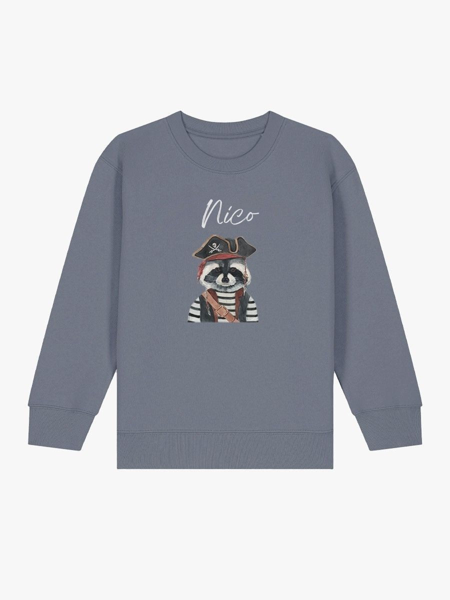 Sudadera Niño Mapache Pirata