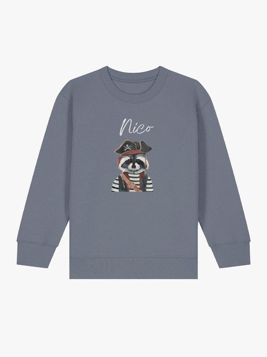 Sudadera Niño Mapache Pirata