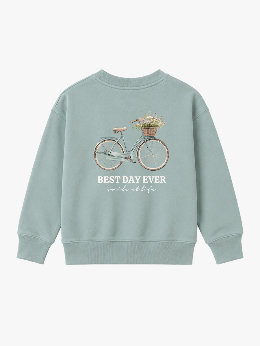Sudadera Niño Bici Azul