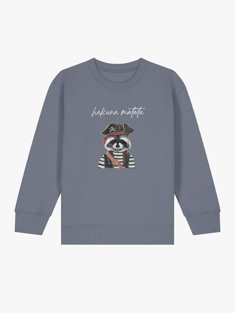 Sudadera Niño Mapache Pirata