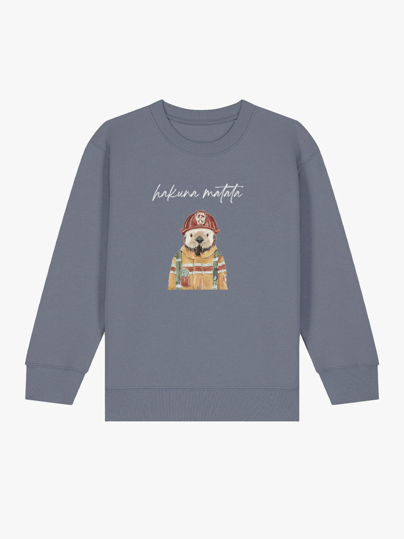 Sudadera Niño Nutria Bombero