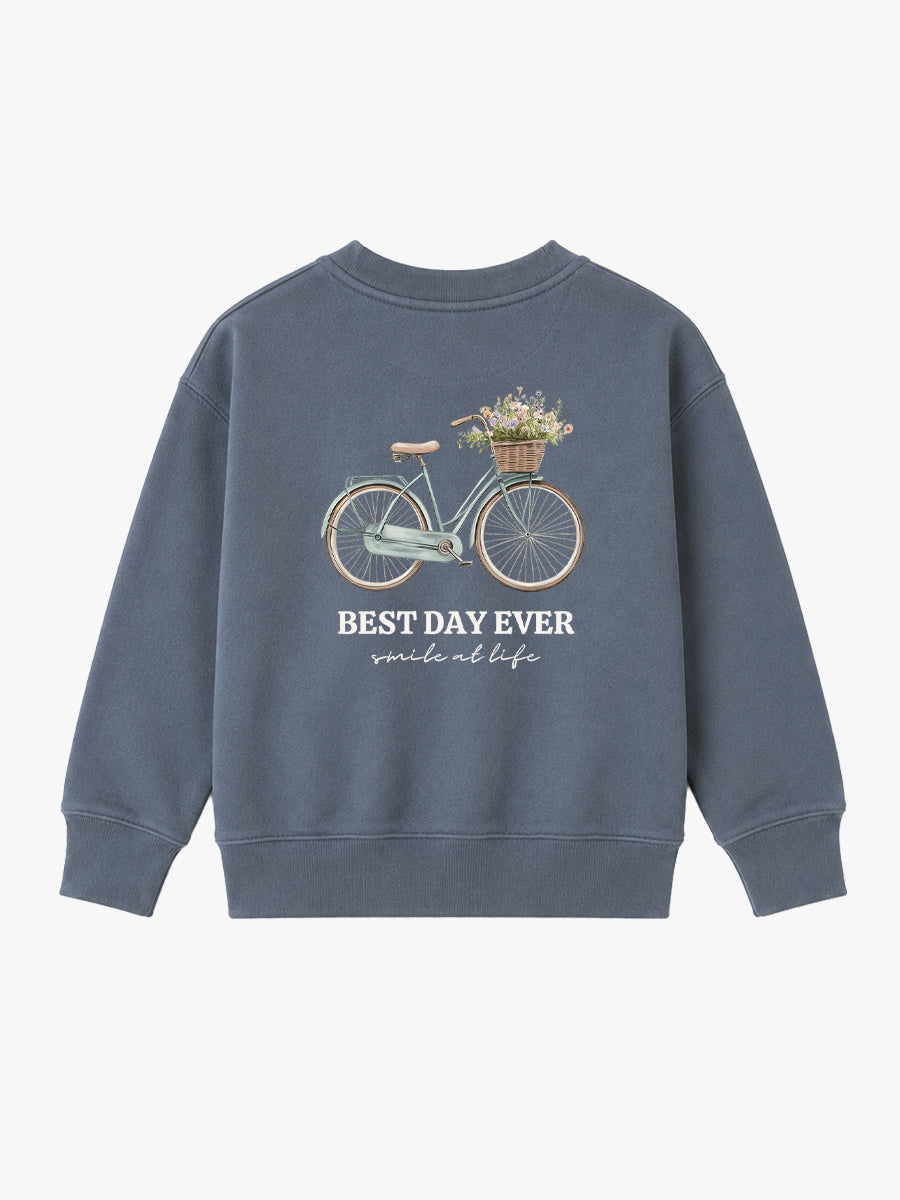 Sudadera Niño Bici Azul