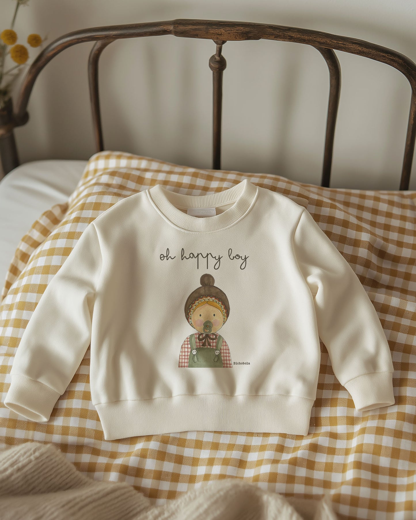 Sudadera Bebé Lucas Natural