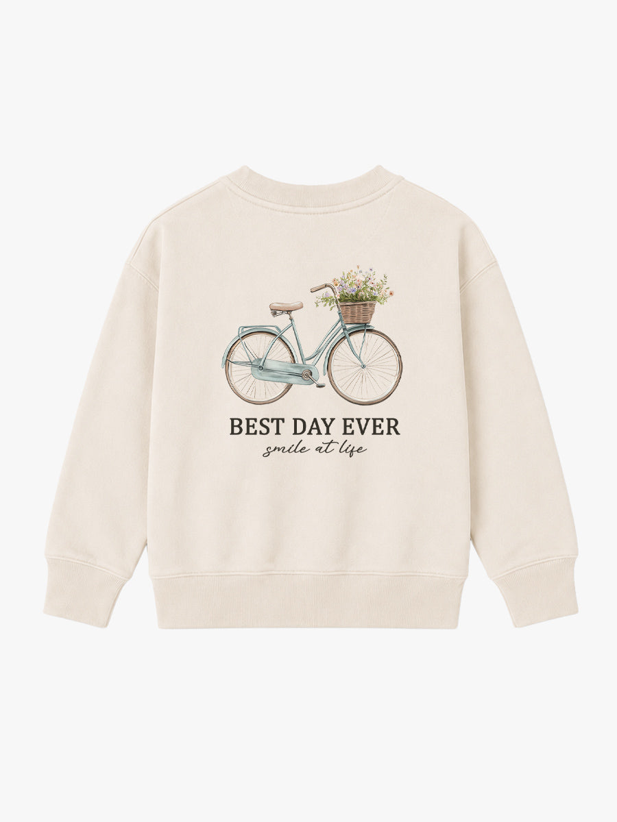 Sudadera Niño Bici Azul