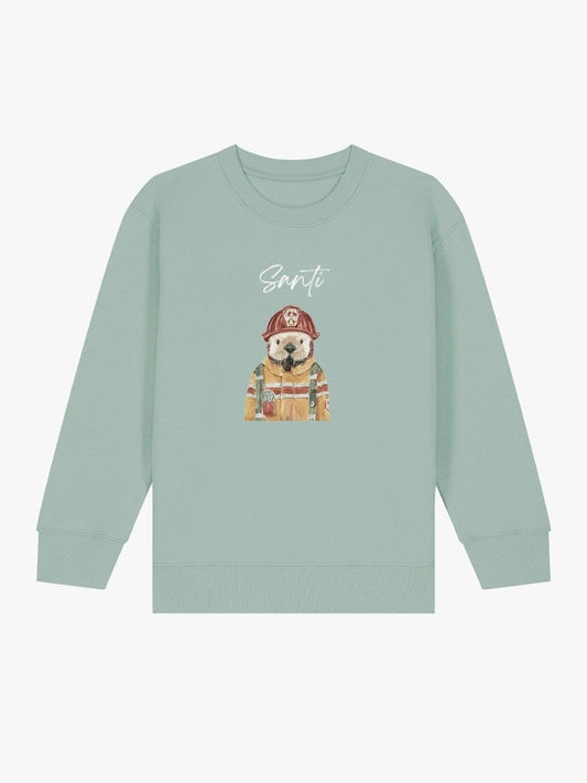 Sudadera Niño Nutria Bombero