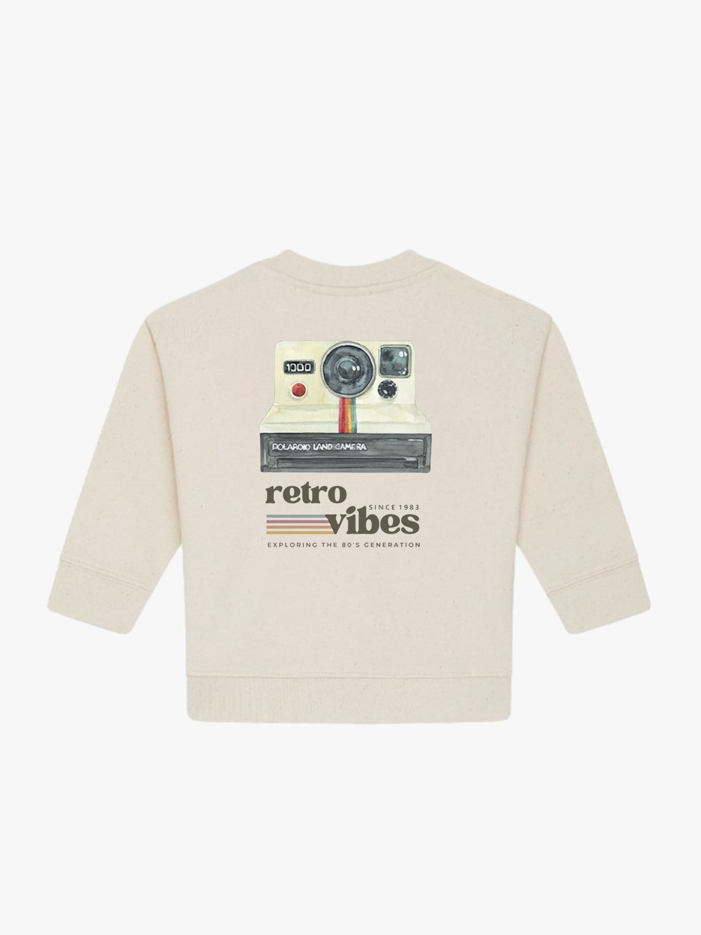 Sudadera Bebé Cámara Natural