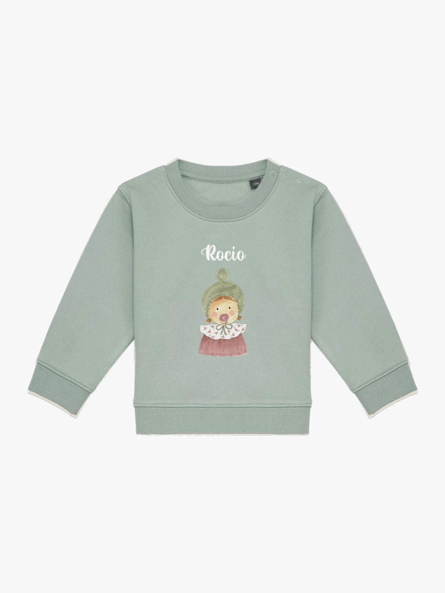 Sudadera Bebé Inés Aloe