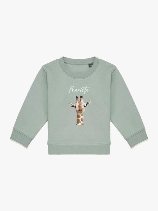 Sudadera Bebé Jirafa Aloe