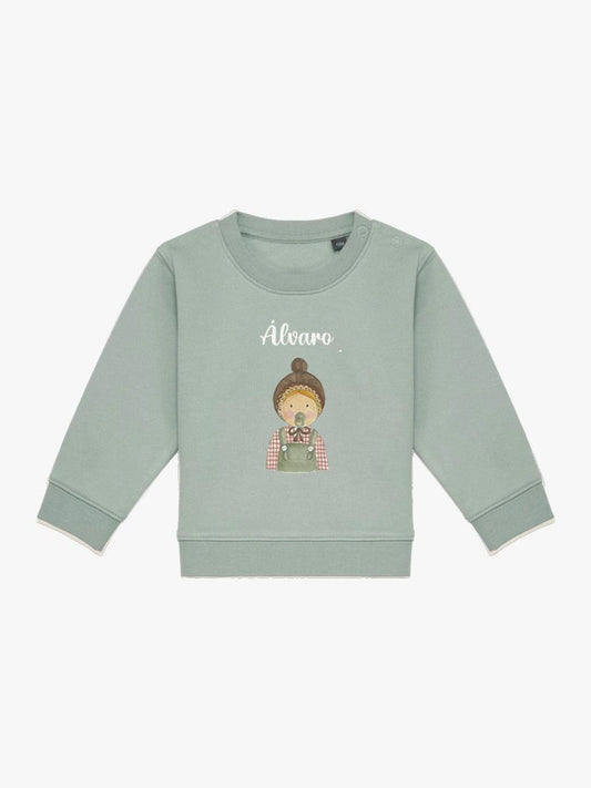 Sudadera Bebé Lucas Aloe