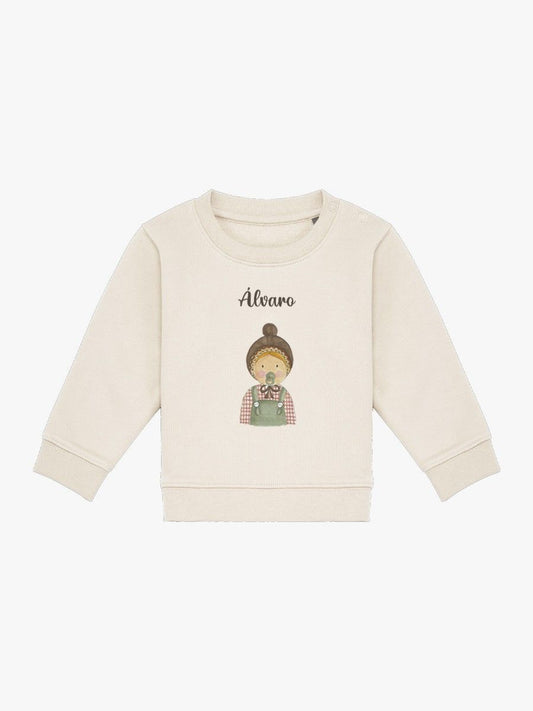 Sudadera Bebé Lucas Natural