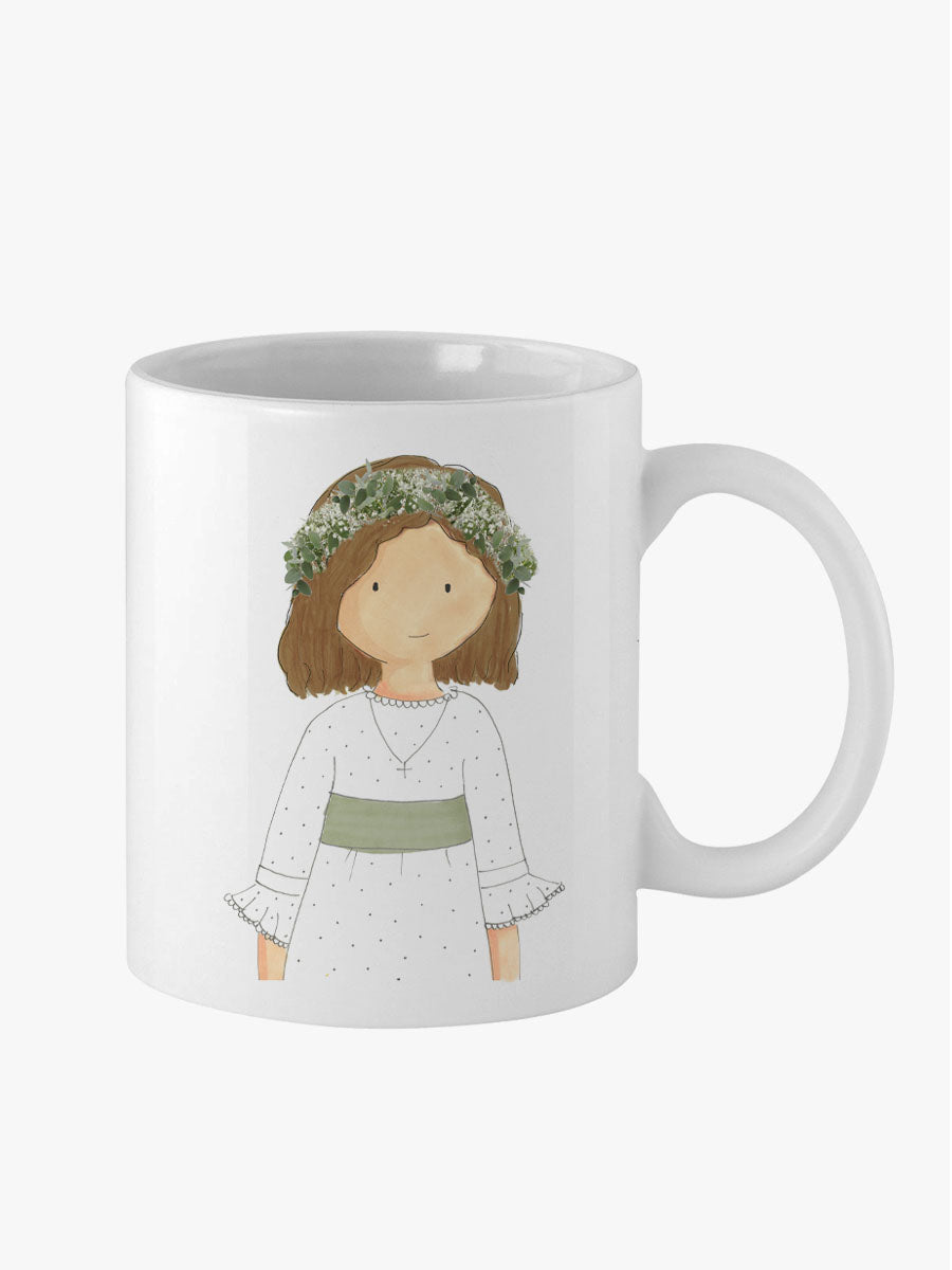 Taza Personalizada Comunión Celia Plumeti