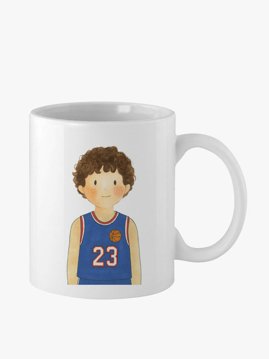 Taza loza Baloncesto Niño