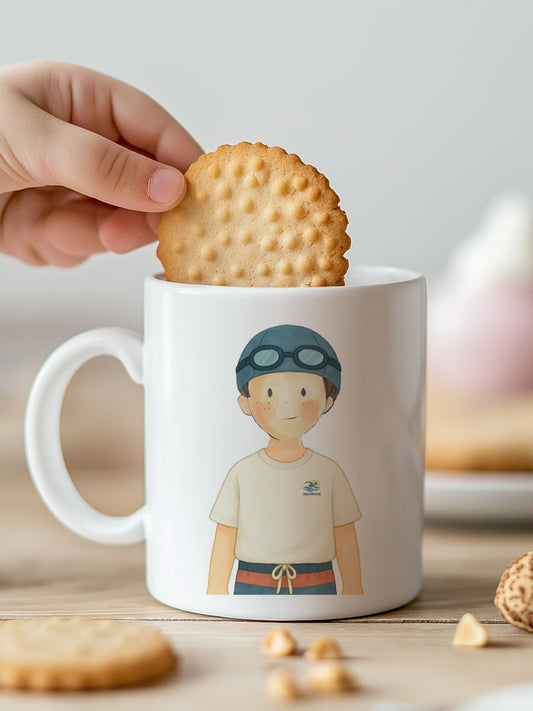 Taza loza Natación Niño
