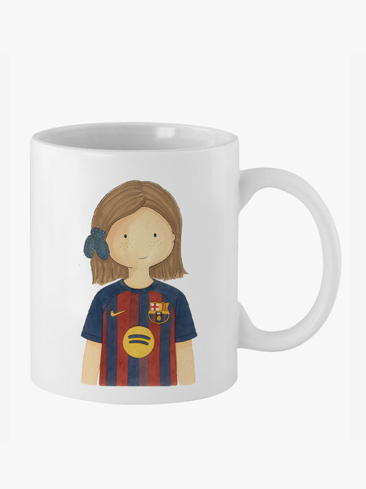 Taza loza Barça Niña
