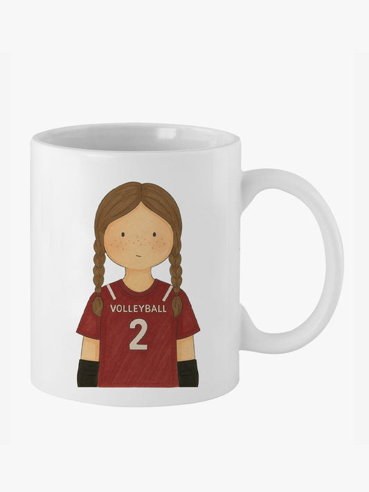 Taza loza Volley Niña